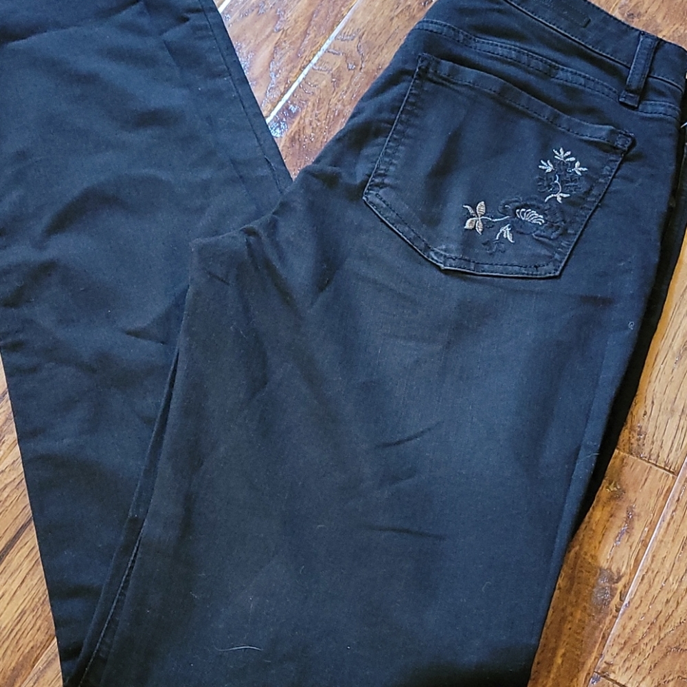 Diana black embroidered skinny jeans brand new - Picture 5 of 7